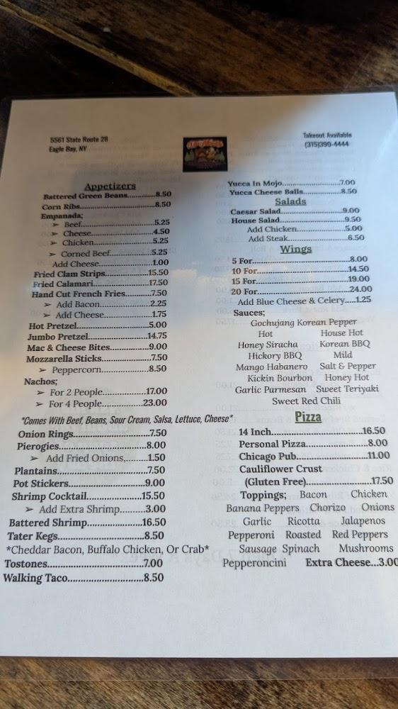 Up North Wood Fire Bar & Grill Menu image 3