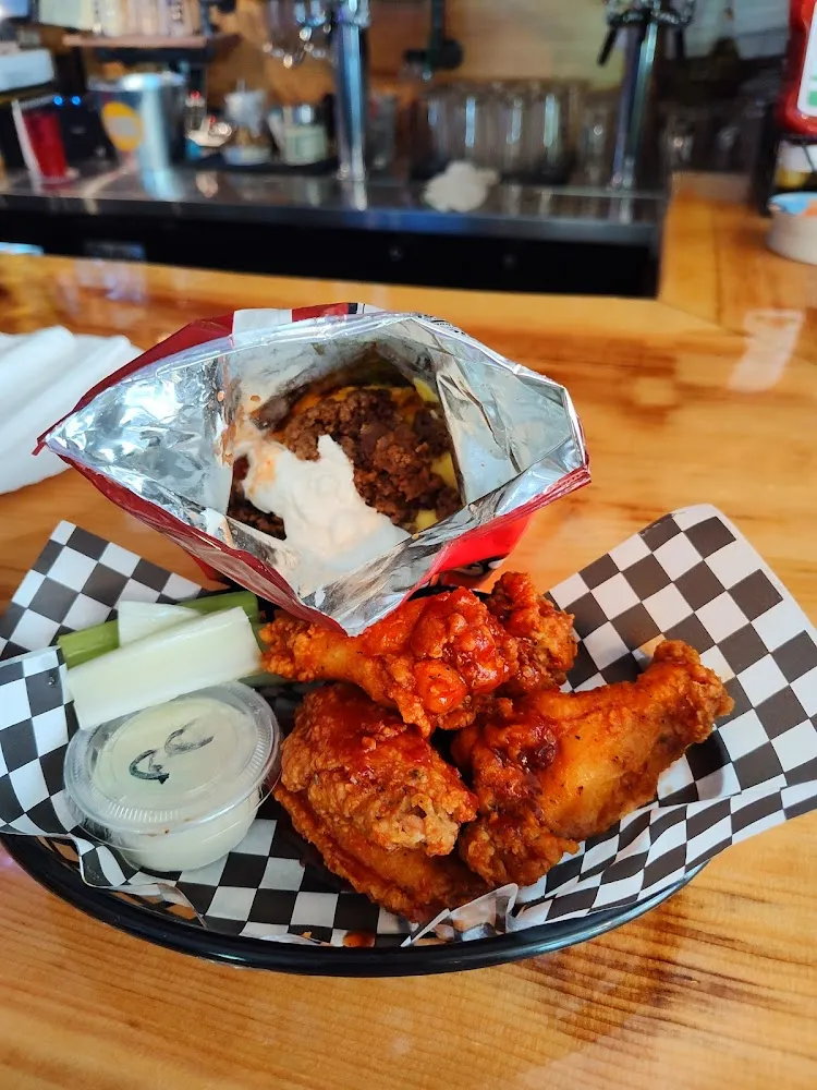 Walking Taco and House-Hot Wings